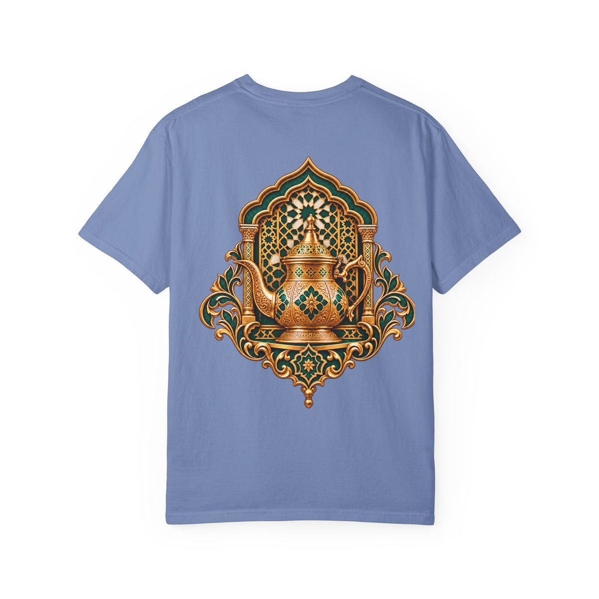 Tea Kettle Graphic T-Shirt — Ornate Moroccan Teapot Design