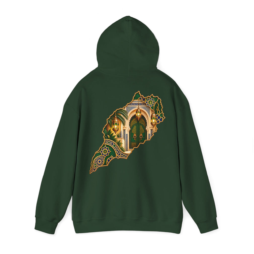 Hoodie — Moroccan Archway Decorative Back Print