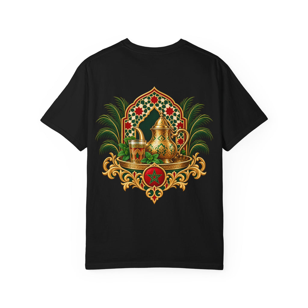 Ramadan Lantern Tea Set Tee — Islamic Crescent Iftar T-Shirt