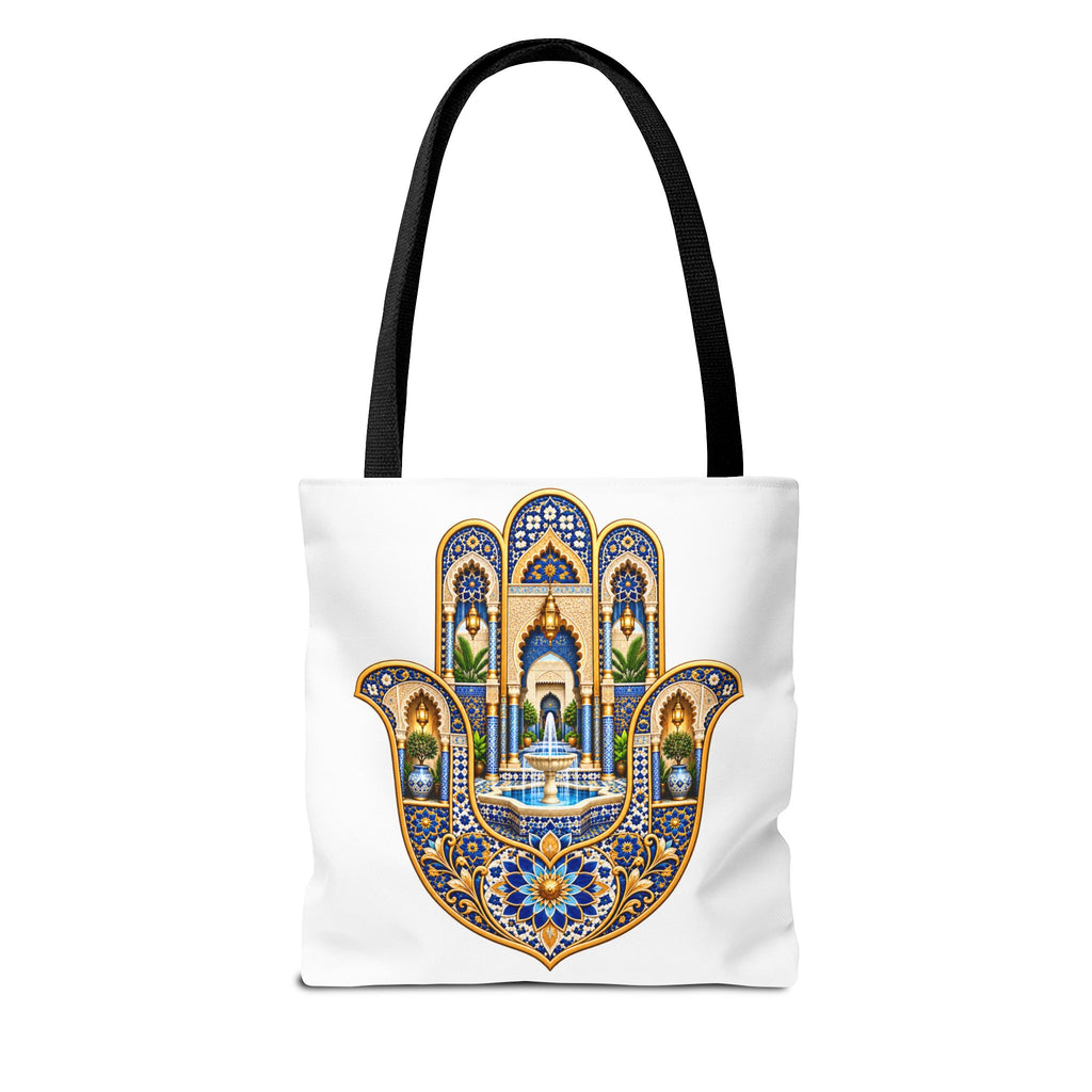 Hamsa Tote Bag — Ornate Persian Hand of Fatima Design