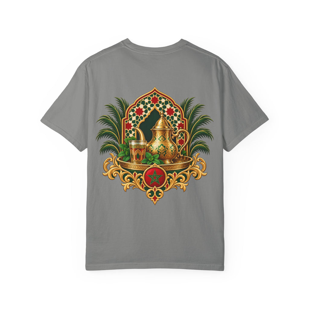 Ramadan Lantern Tea Set Tee — Islamic Crescent Iftar T-Shirt