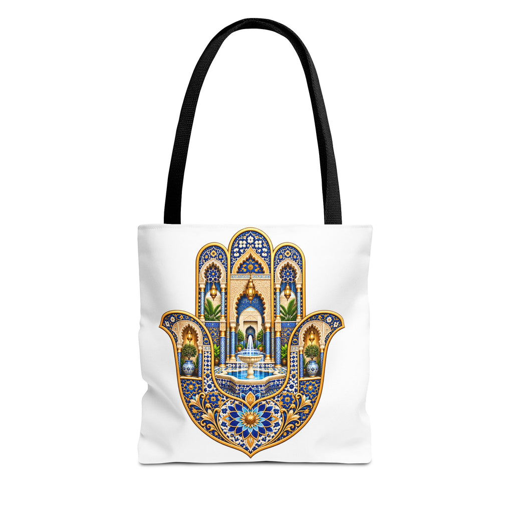 Hamsa Tote Bag — Ornate Persian Hand of Fatima Design