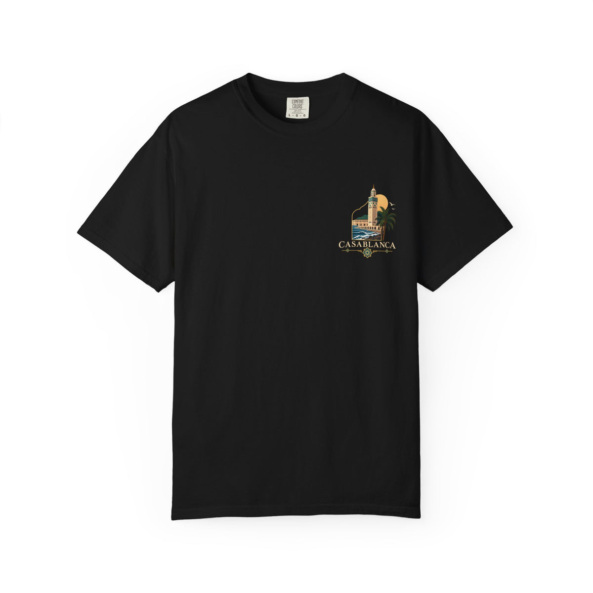 Casablanca Vintage Travel T-Shirt — Moroccan Coastal Graphic Tee