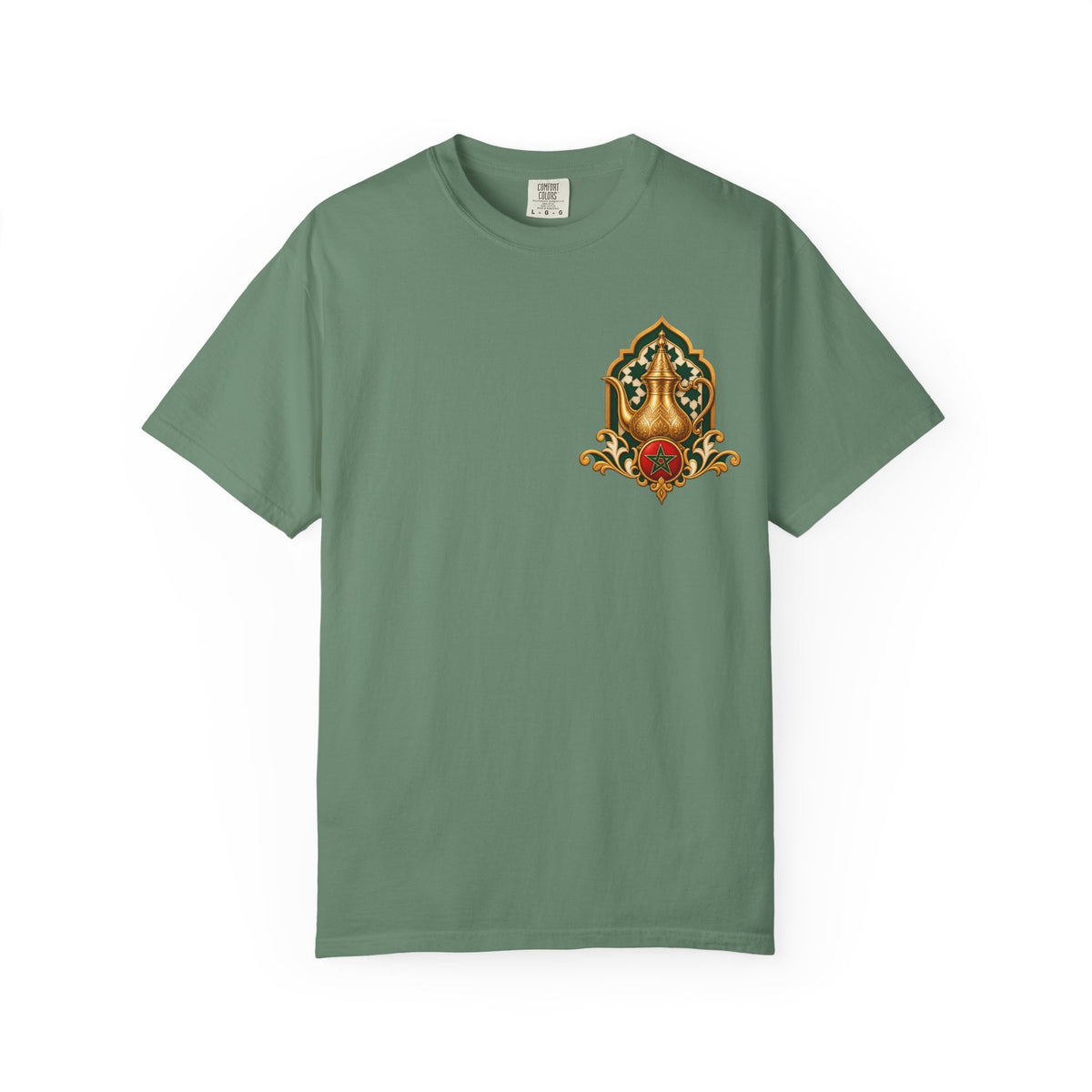 Ramadan Lantern Tea Set Tee — Islamic Crescent Iftar T-Shirt