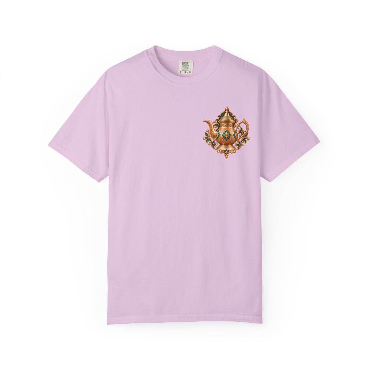 Tea Kettle Graphic T-Shirt — Ornate Moroccan Teapot Design