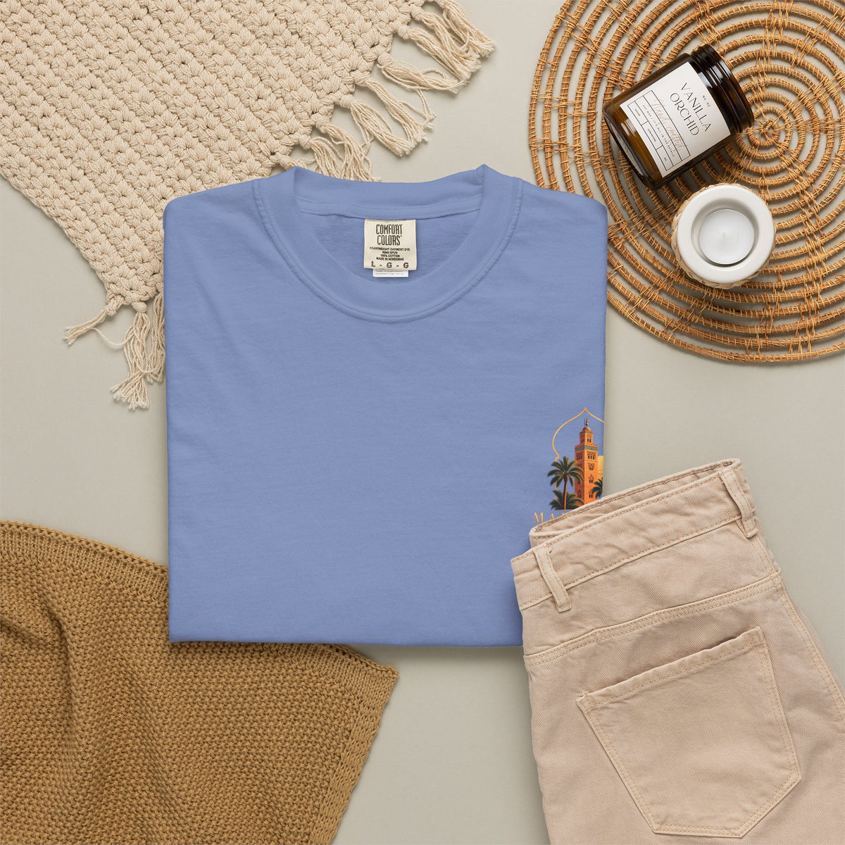 Marrakech Sunset T-Shirt — Moroccan Medina Travel Tee
