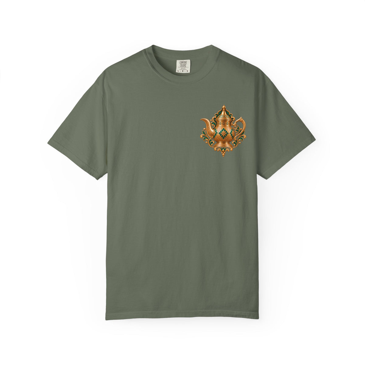 Tea Kettle Graphic T-Shirt — Ornate Moroccan Teapot Design